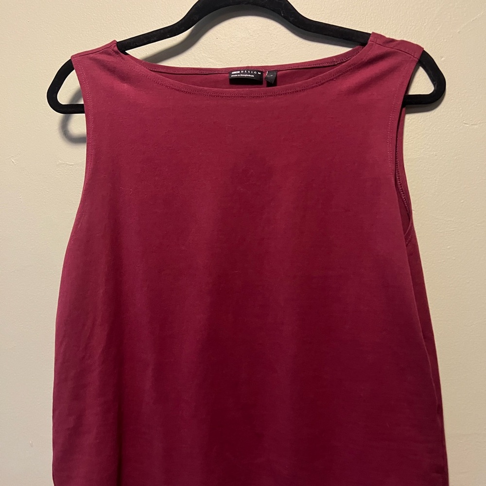 NWOT ASOS Burgundy Tank Top